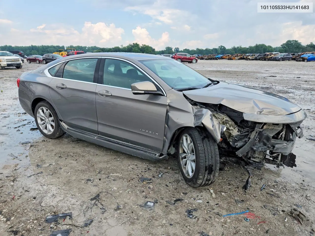 2017 Chevrolet Impala Lt VIN: 1G1105S33HU141683 Lot: 60169646