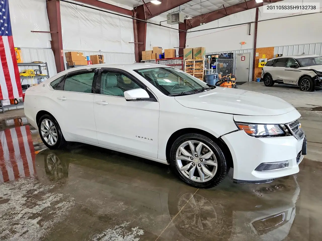 2017 Chevrolet Impala Lt VIN: 2G1105S35H9132738 Lot: 61738576