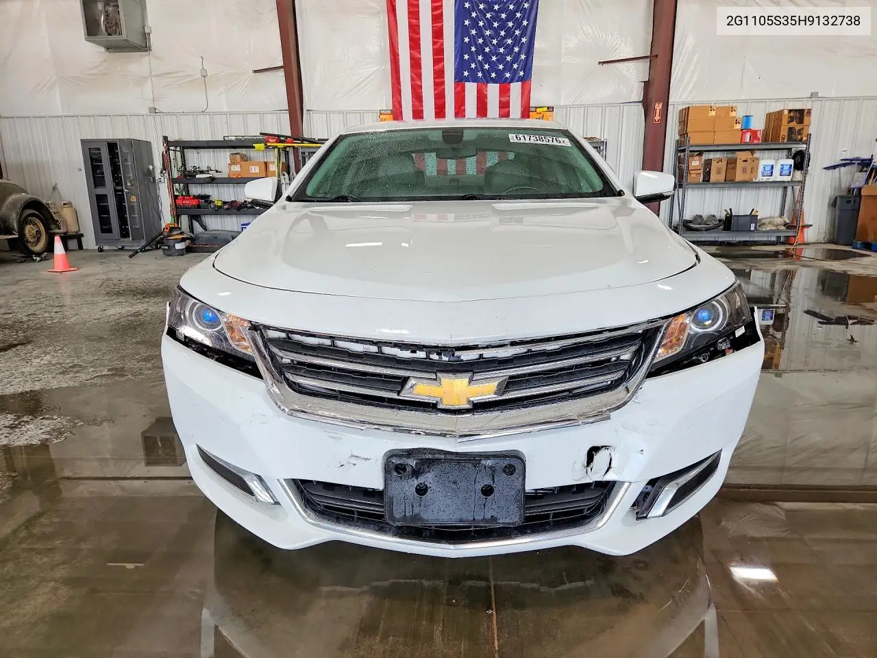 2017 Chevrolet Impala Lt VIN: 2G1105S35H9132738 Lot: 61738576