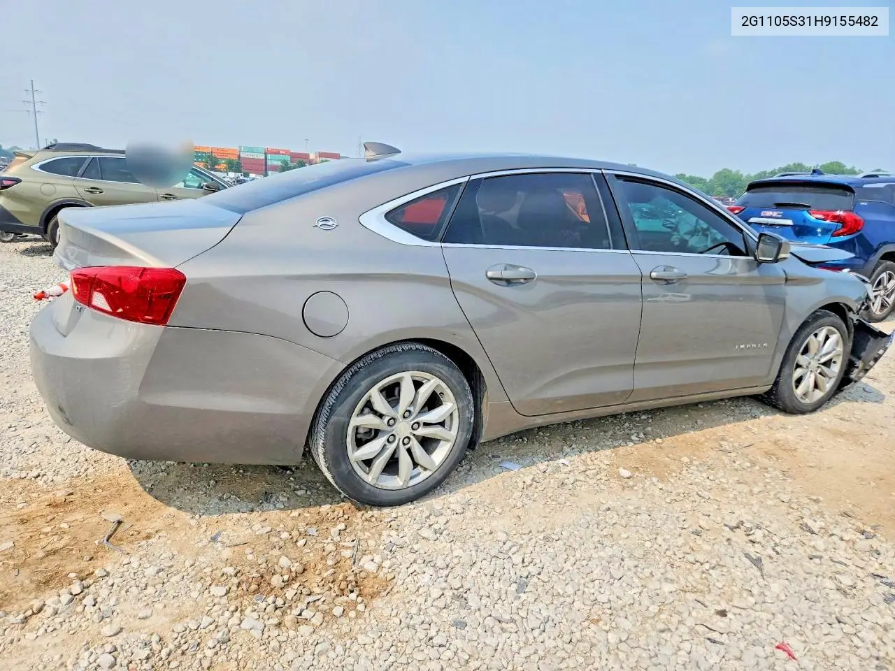 2017 Chevrolet Impala Lt VIN: 2G1105S31H9155482 Lot: 61784636