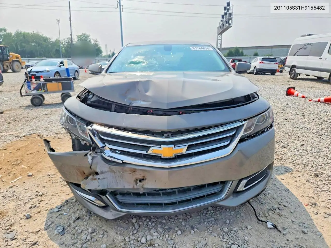2017 Chevrolet Impala Lt VIN: 2G1105S31H9155482 Lot: 61784636