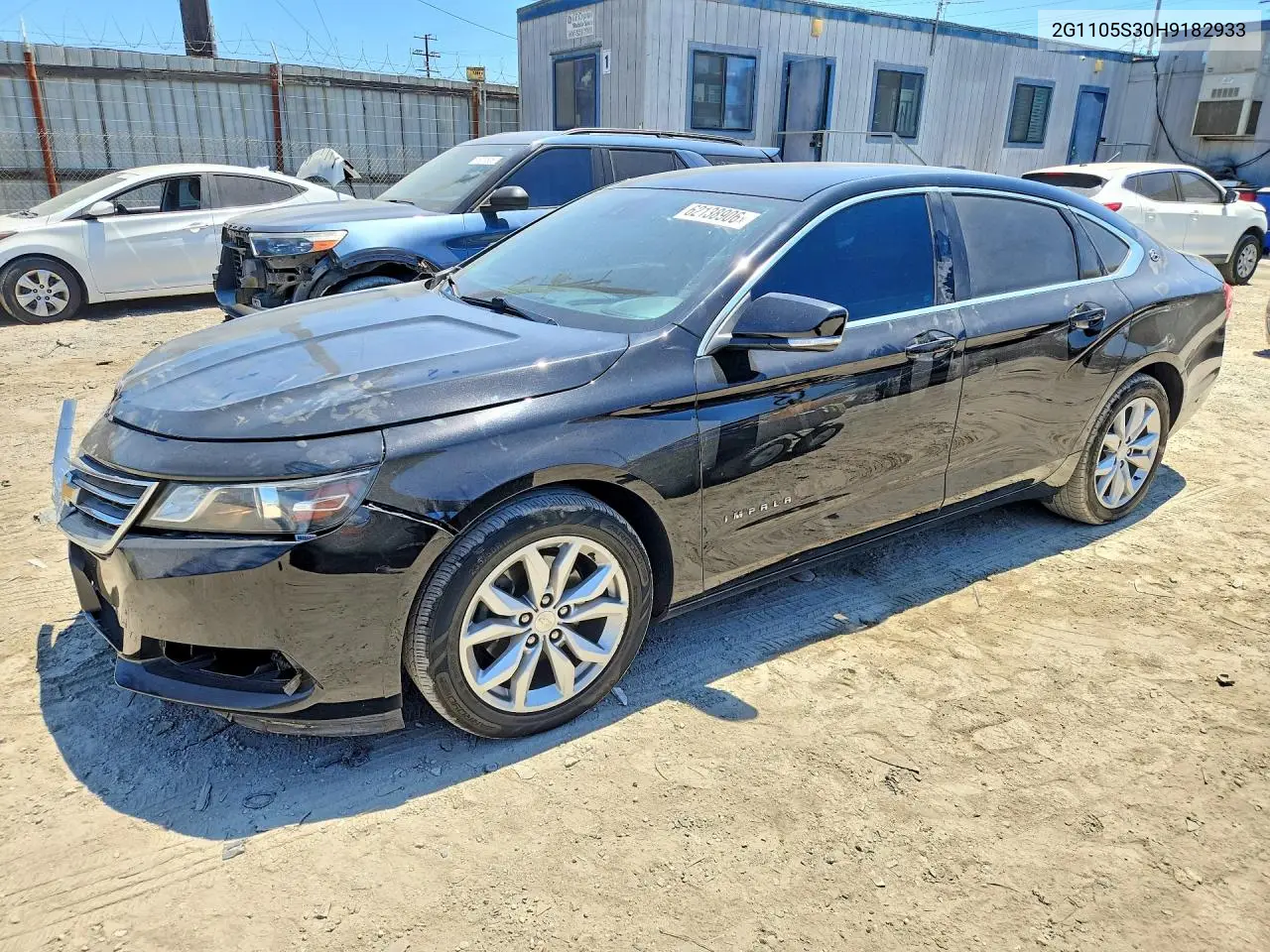 2017 Chevrolet Impala Lt VIN: 2G1105S30H9182933 Lot: 62138906