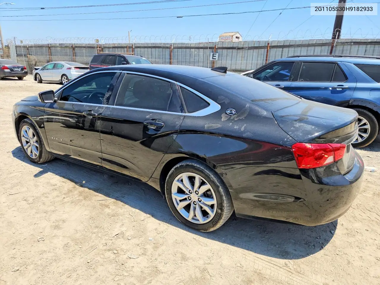 2017 Chevrolet Impala Lt VIN: 2G1105S30H9182933 Lot: 62138906