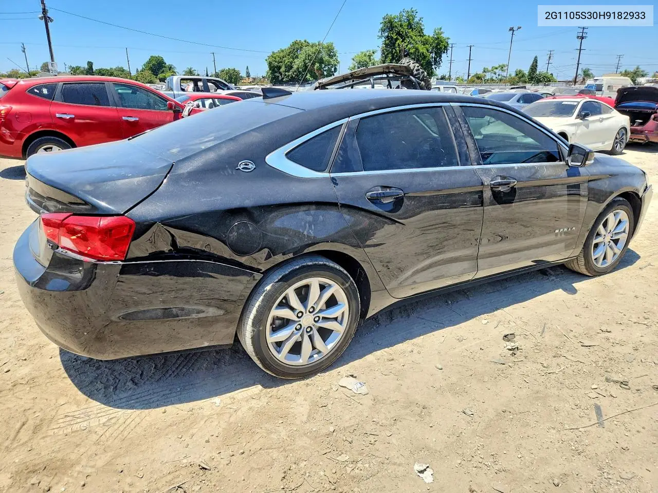 2017 Chevrolet Impala Lt VIN: 2G1105S30H9182933 Lot: 62138906