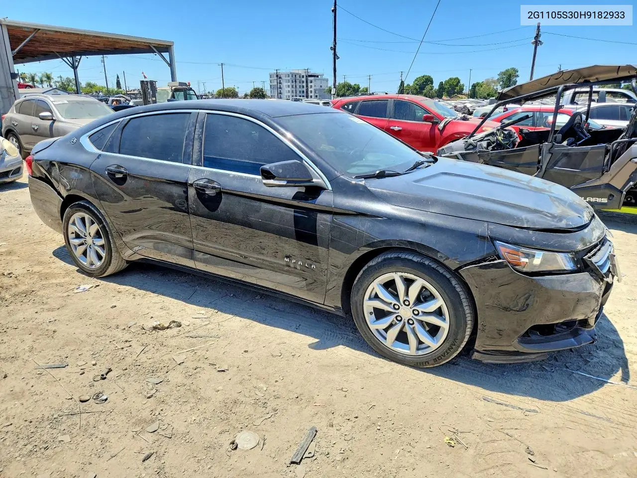 2017 Chevrolet Impala Lt VIN: 2G1105S30H9182933 Lot: 62138906