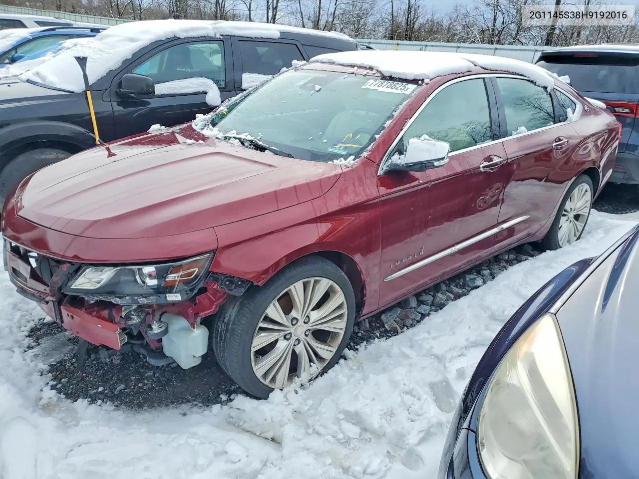 2G1145S38H9192016 2017 Chevrolet Impala Premier