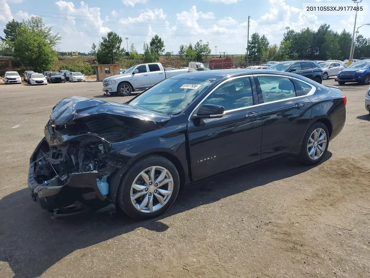 2018 Chevrolet Impala Lt VIN: 2G1105S3XJ9177485 Lot: 57477936