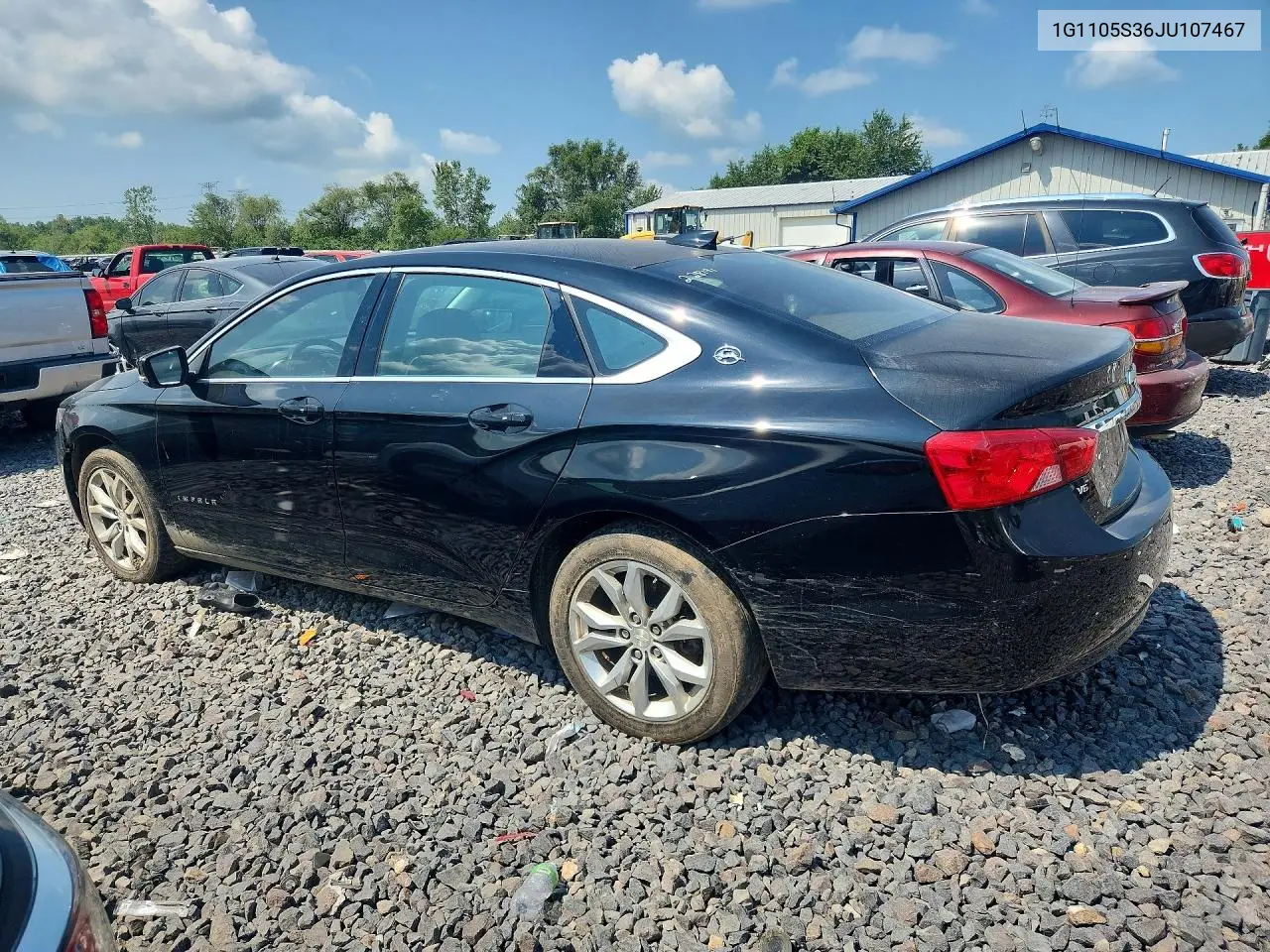 2018 Chevrolet Impala Lt VIN: 1G1105S36JU107467 Lot: 61416696
