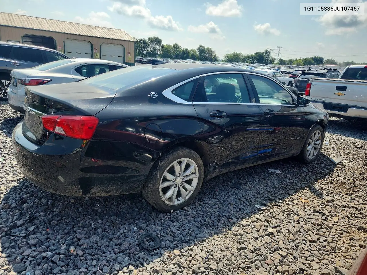 2018 Chevrolet Impala Lt VIN: 1G1105S36JU107467 Lot: 61416696