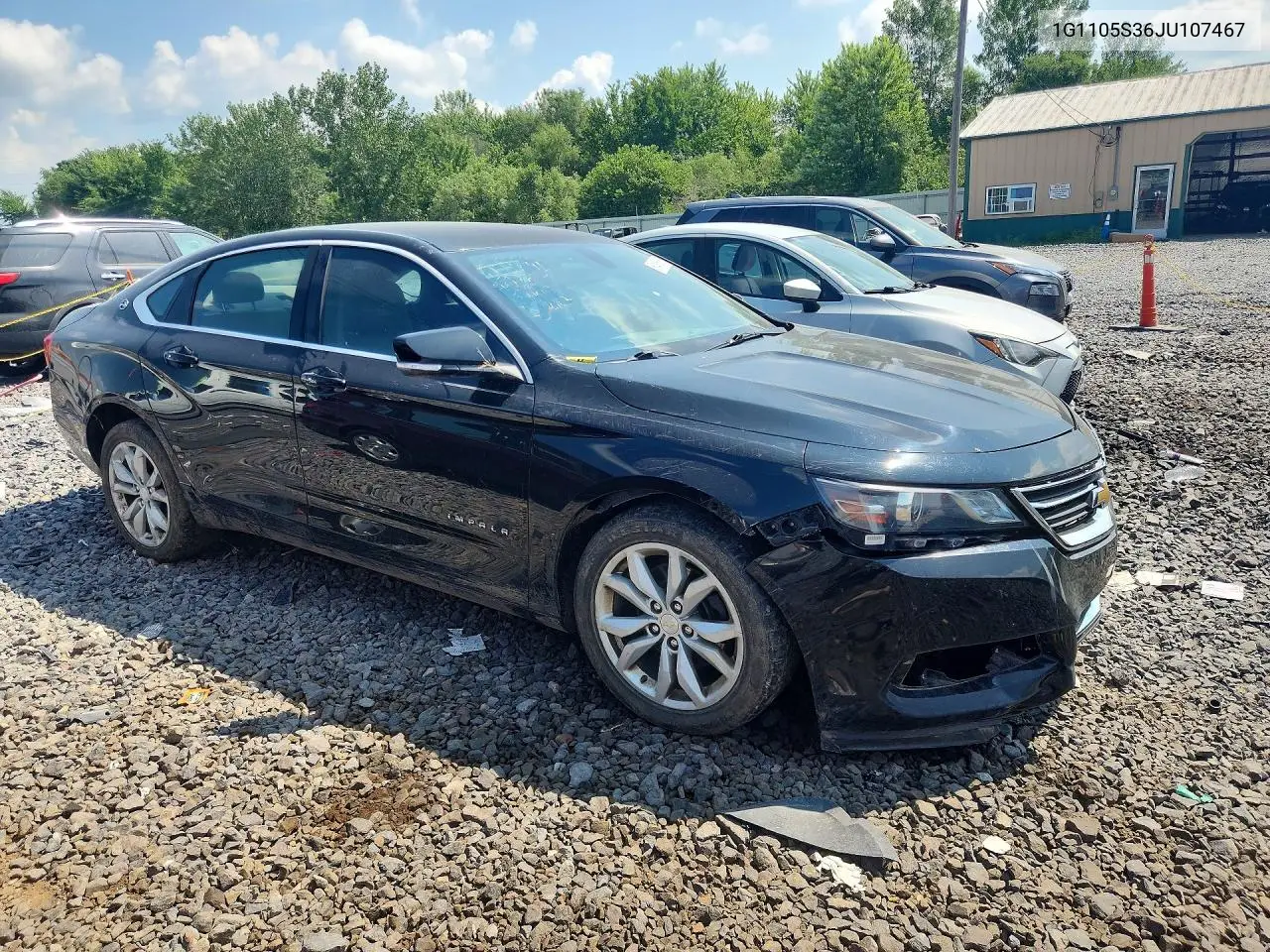 2018 Chevrolet Impala Lt VIN: 1G1105S36JU107467 Lot: 61416696