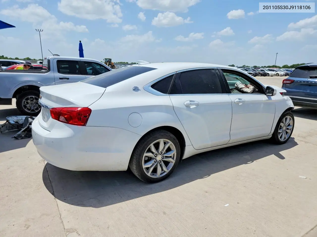 2018 Chevrolet Impala Lt VIN: 2G1105S30J9118106 Lot: 61689716