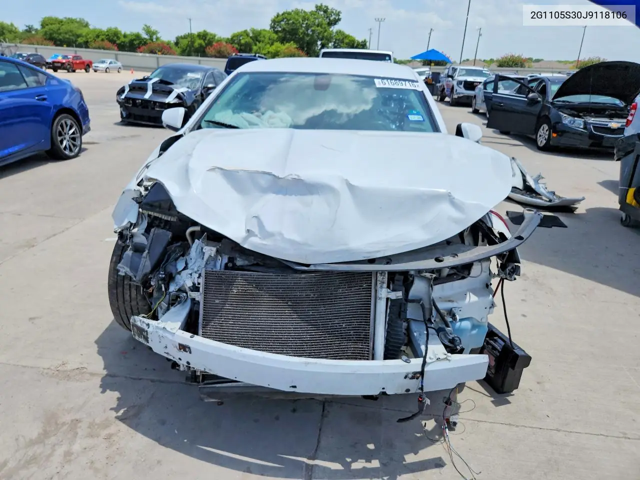 2018 Chevrolet Impala Lt VIN: 2G1105S30J9118106 Lot: 61689716