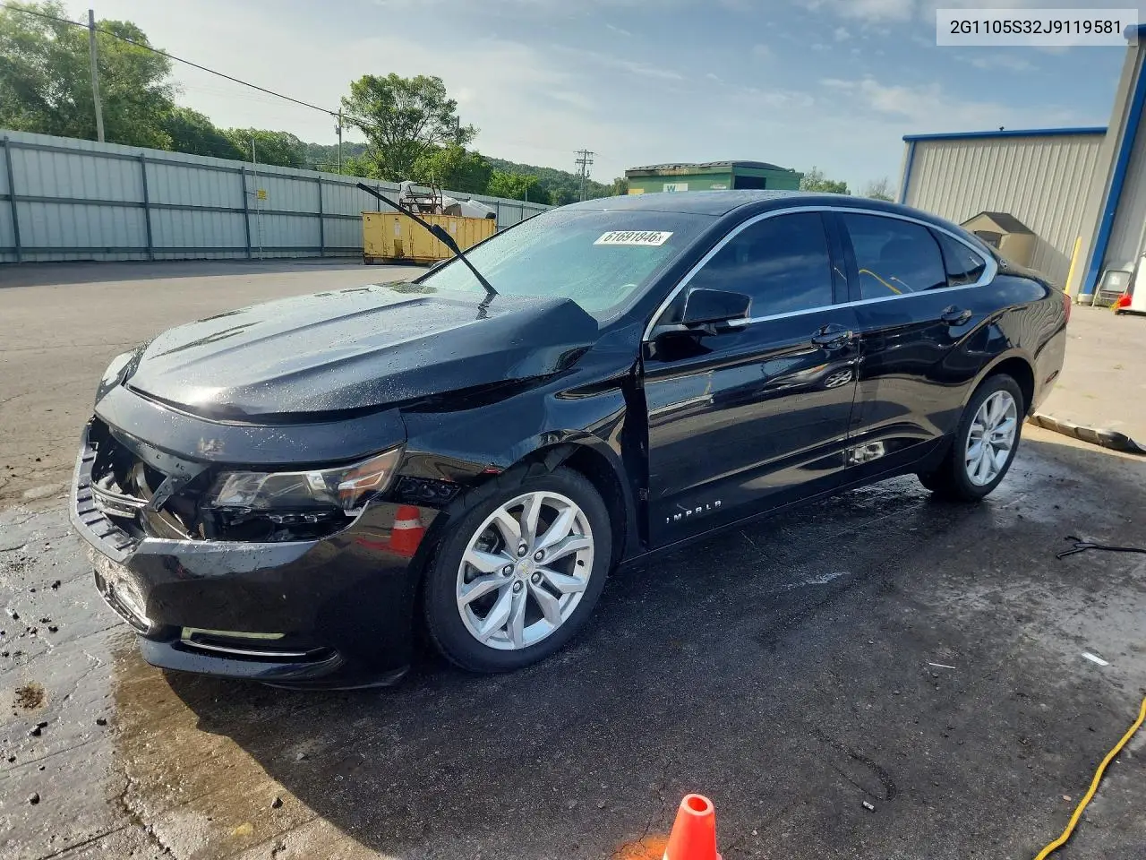 2018 Chevrolet Impala Lt VIN: 2G1105S32J9119581 Lot: 61691846