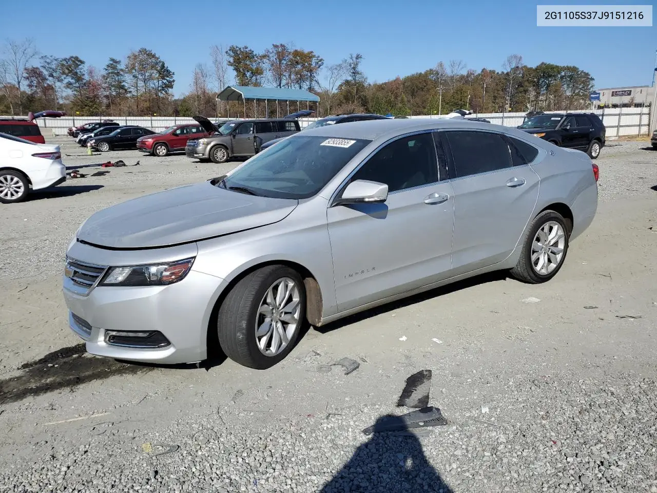 2G1105S37J9151216 2018 Chevrolet Impala Lt