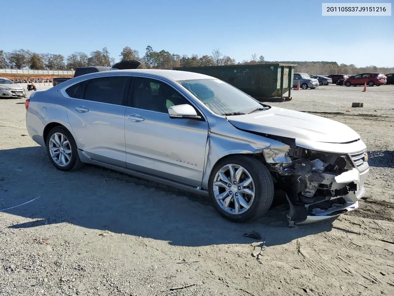 2G1105S37J9151216 2018 Chevrolet Impala Lt