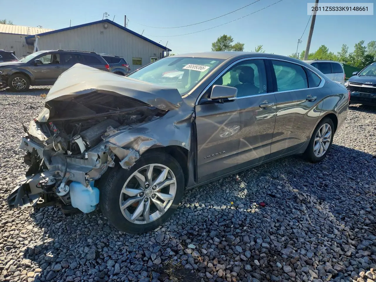 2019 Chevrolet Impala Lt VIN: 2G11Z5S33K9148661 Lot: 56589366