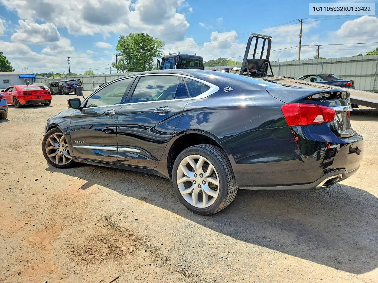 2019 Chevrolet Impala Premier VIN: 1G1105S32KU133422 Lot: 58072466