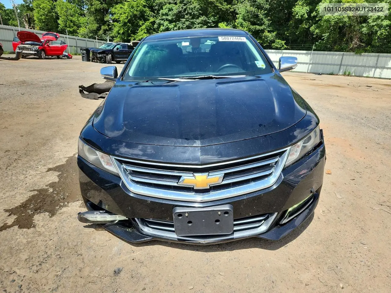 2019 Chevrolet Impala Premier VIN: 1G1105S32KU133422 Lot: 58072466