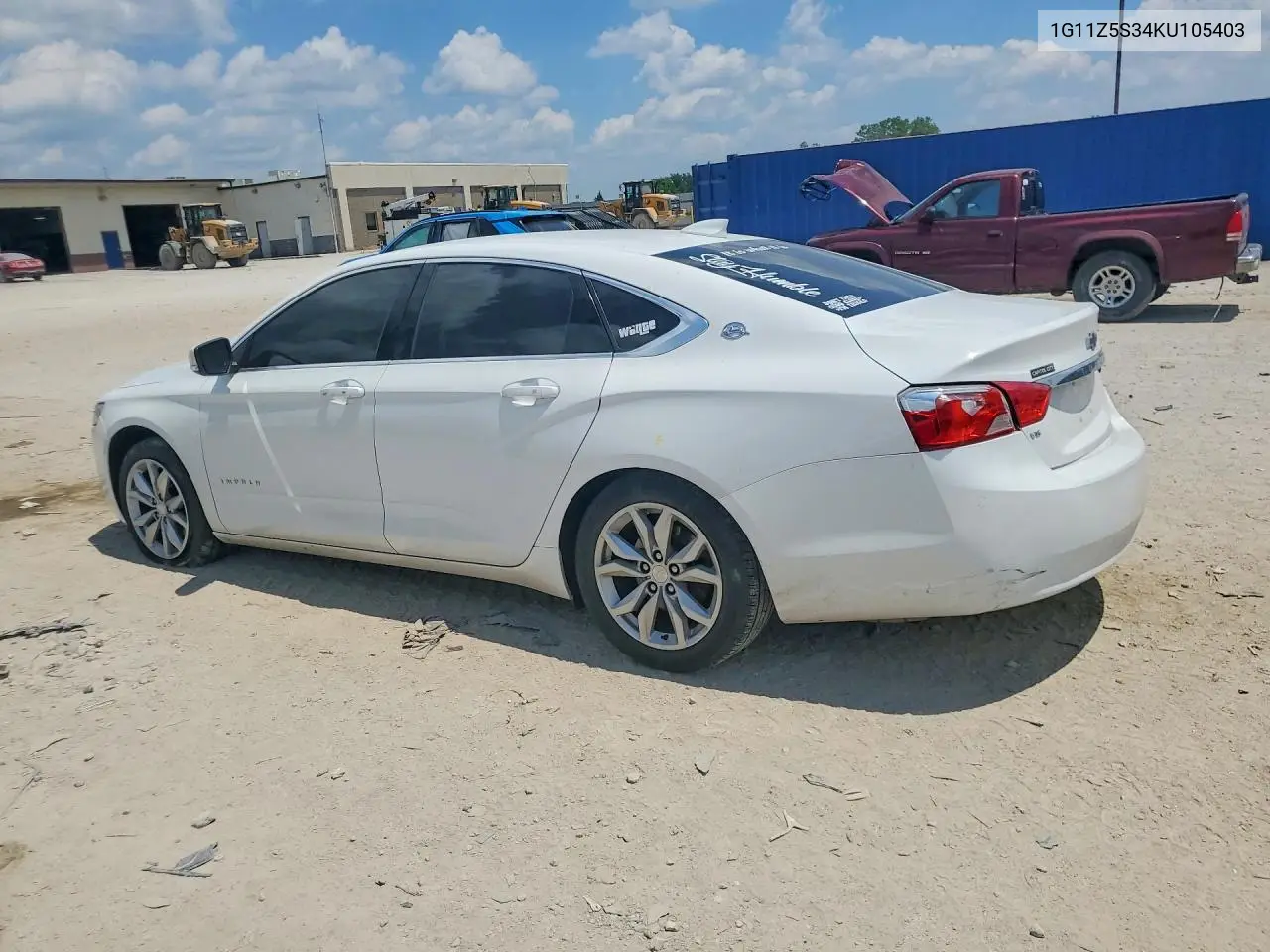 2019 Chevrolet Impala Lt VIN: 1G11Z5S34KU105403 Lot: 59228616
