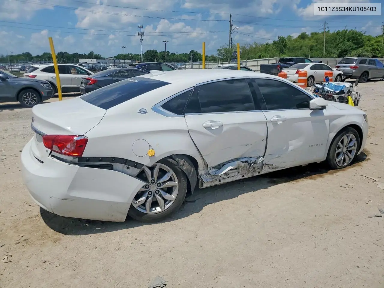 2019 Chevrolet Impala Lt VIN: 1G11Z5S34KU105403 Lot: 59228616
