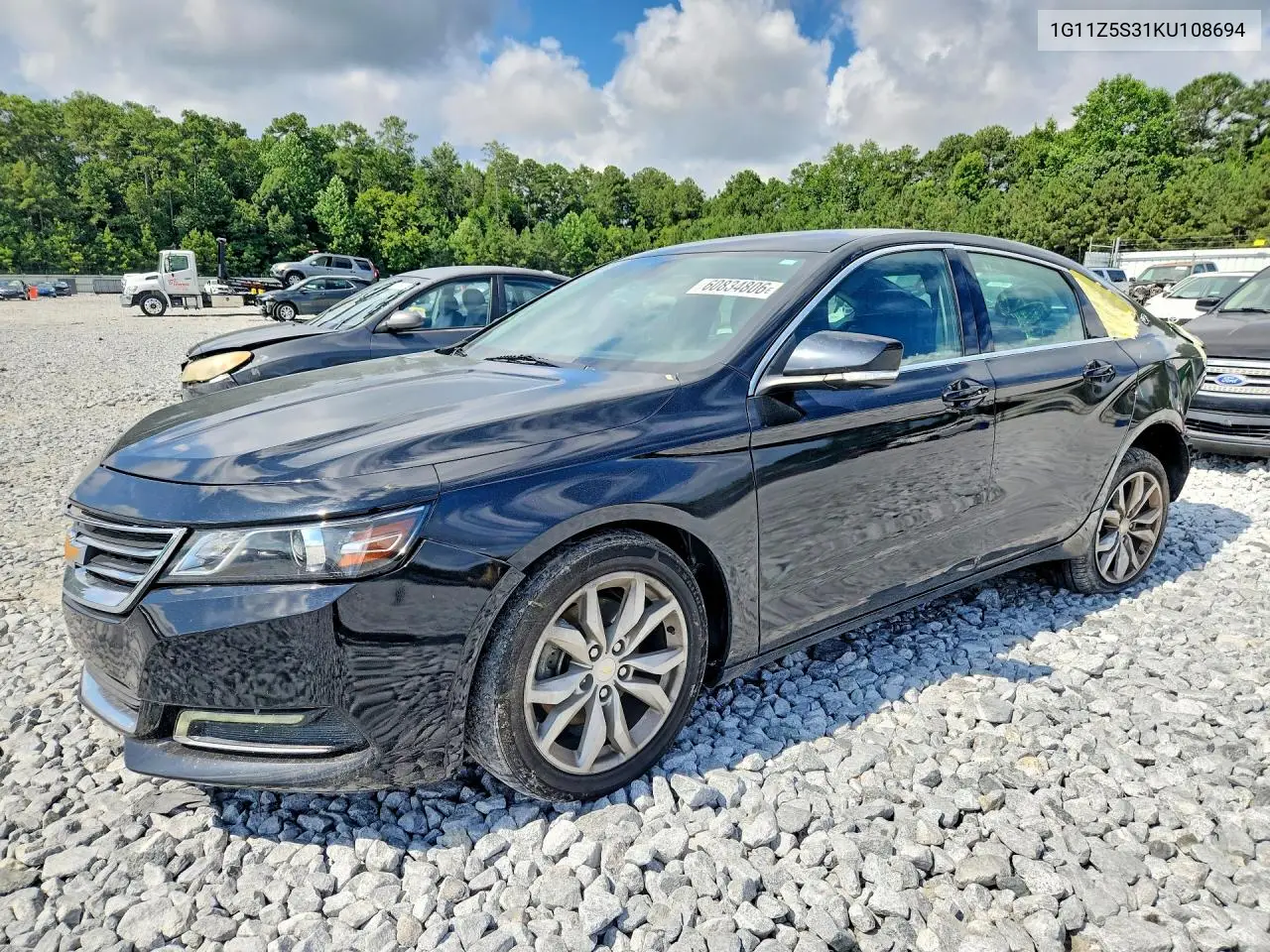 2019 Chevrolet Impala Lt VIN: 1G11Z5S31KU108694 Lot: 60834806