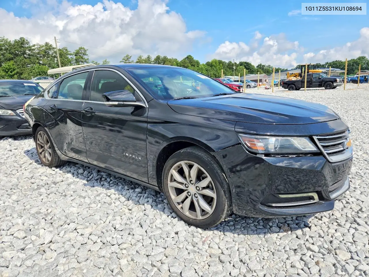 2019 Chevrolet Impala Lt VIN: 1G11Z5S31KU108694 Lot: 60834806