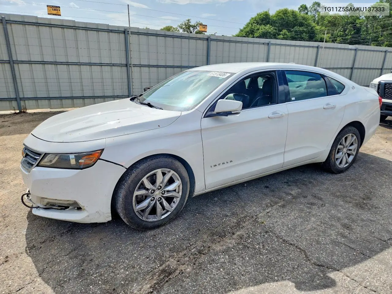 2019 Chevrolet Impala Lt VIN: 1G11Z5SA6KU137333 Lot: 61573406