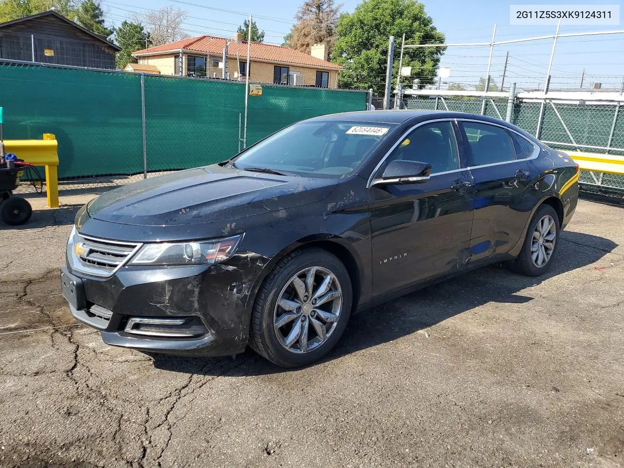 2019 Chevrolet Impala Lt VIN: 2G11Z5S3XK9124311 Lot: 62094046