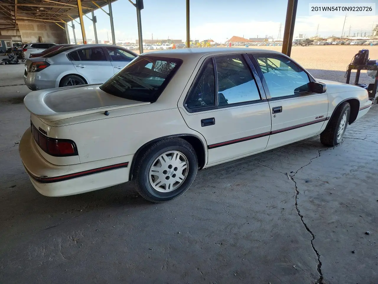 1992 Chevrolet Lumina Euro VIN: 2G1WN54T0N9220726 Lot: 59724916