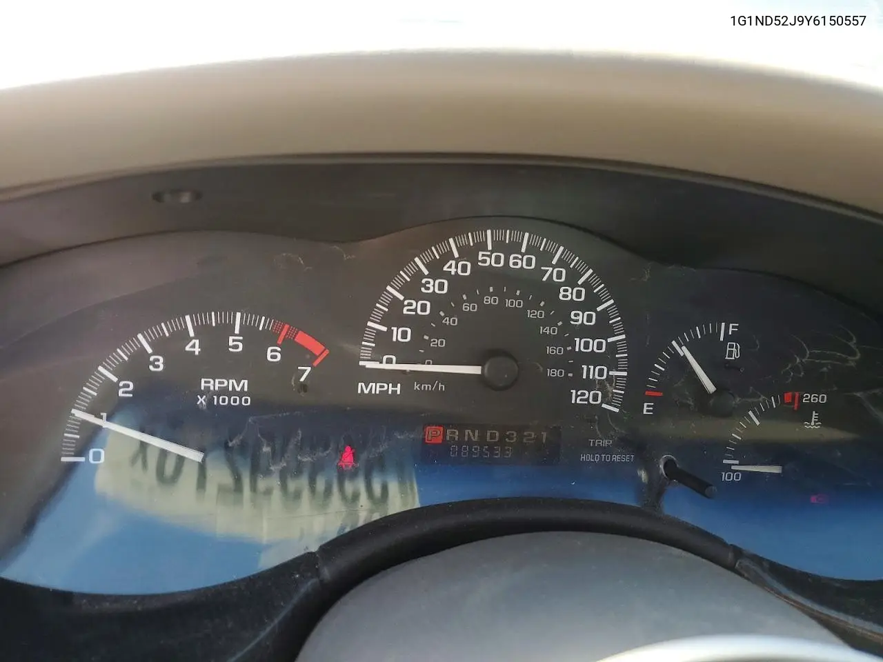 2000 Chevrolet Malibu VIN: 1G1ND52J9Y6150557 Lot: 59399276