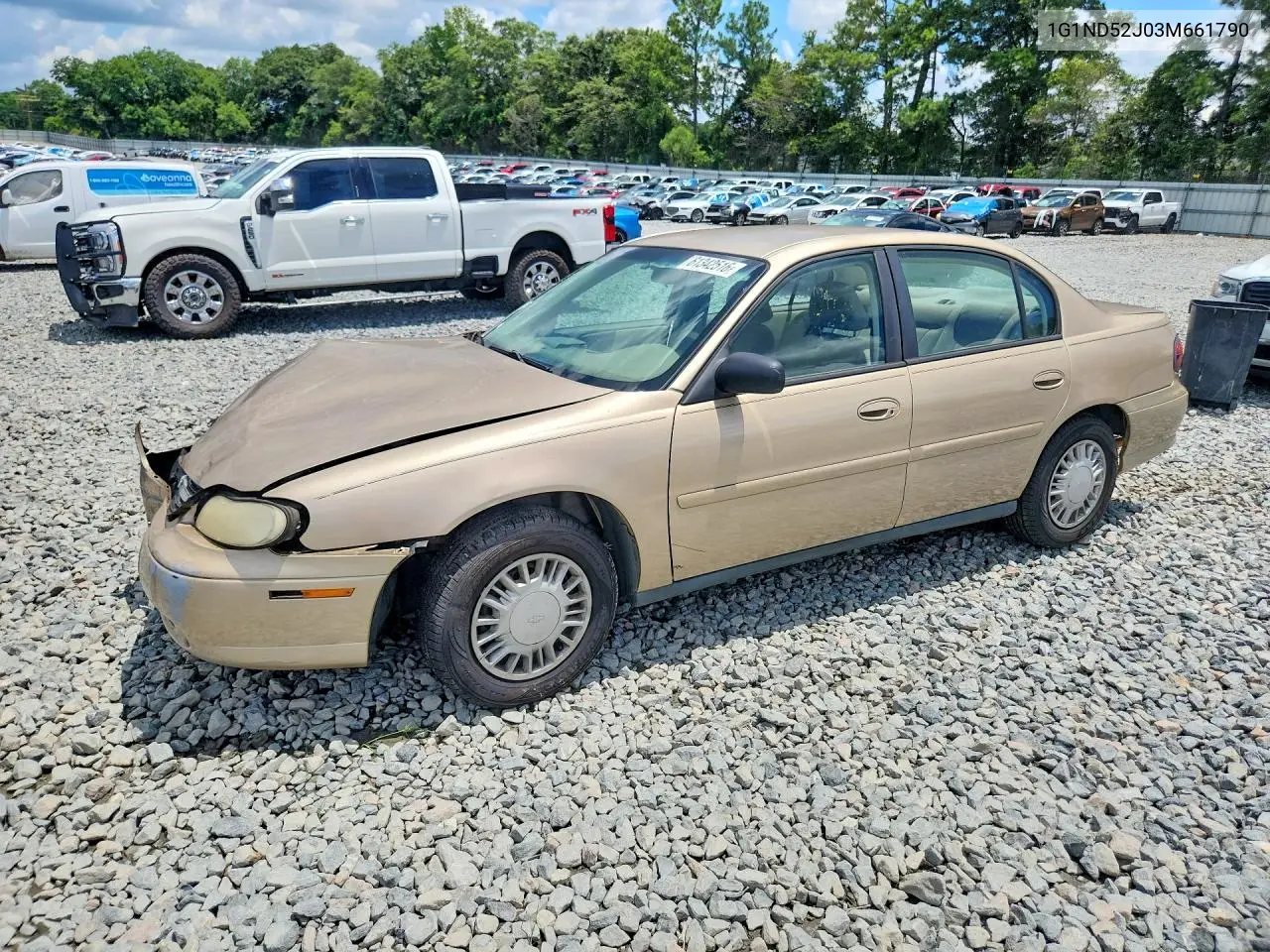 2003 Chevrolet Malibu VIN: 1G1ND52J03M661790 Lot: 61342516
