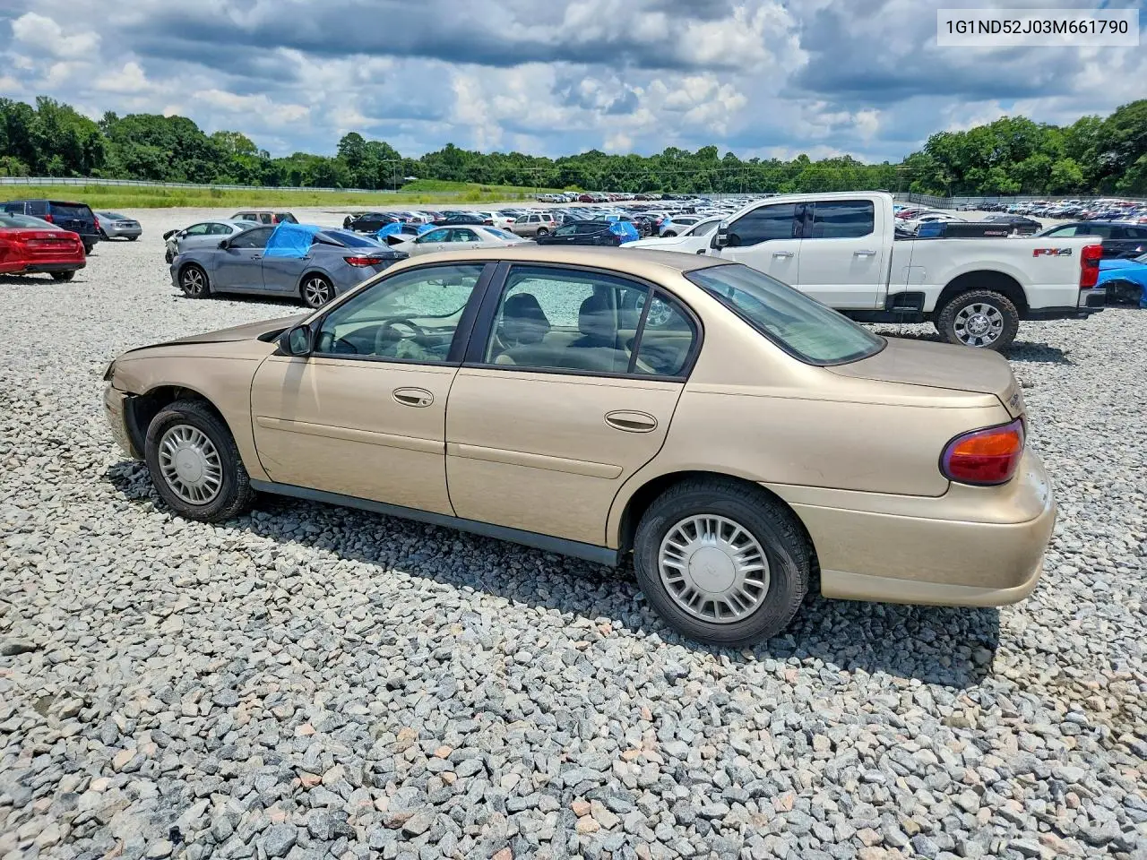 2003 Chevrolet Malibu VIN: 1G1ND52J03M661790 Lot: 61342516