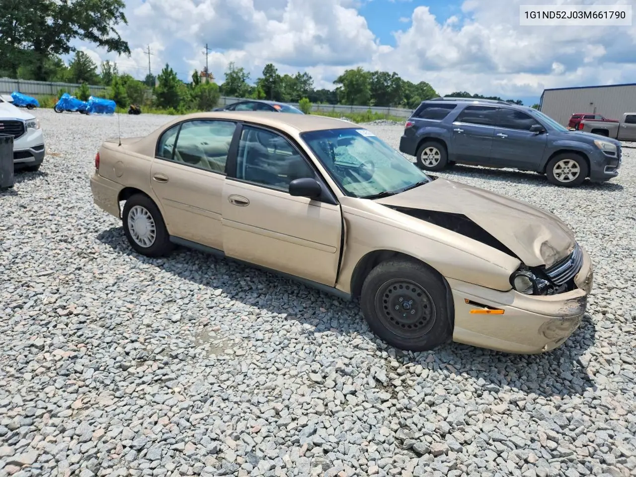 2003 Chevrolet Malibu VIN: 1G1ND52J03M661790 Lot: 61342516