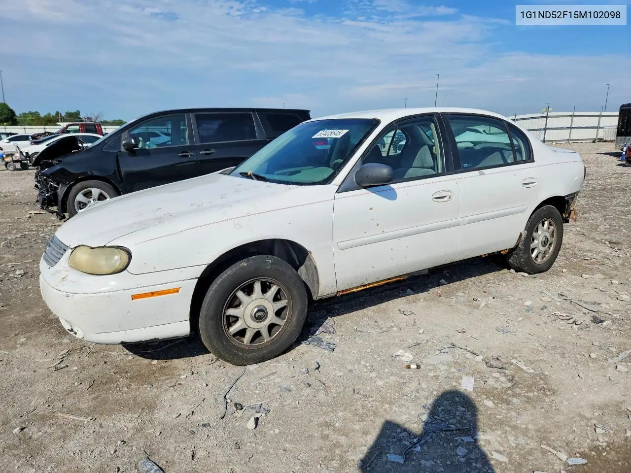 2005 Chevrolet Classic VIN: 1G1ND52F15M102098 Lot: 60405646
