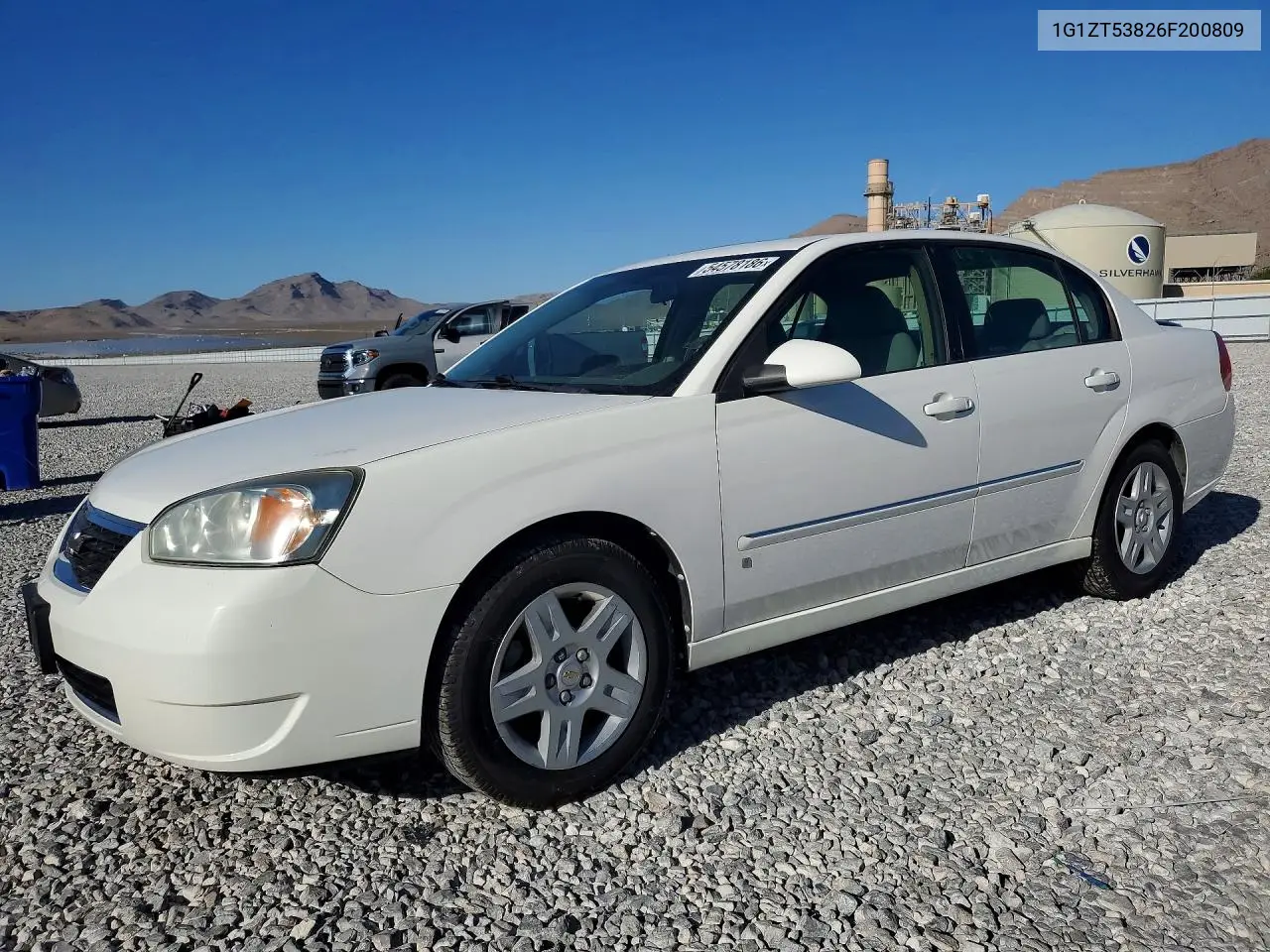2006 Chevrolet Malibu Lt VIN: 1G1ZT53826F200809 Lot: 54578186
