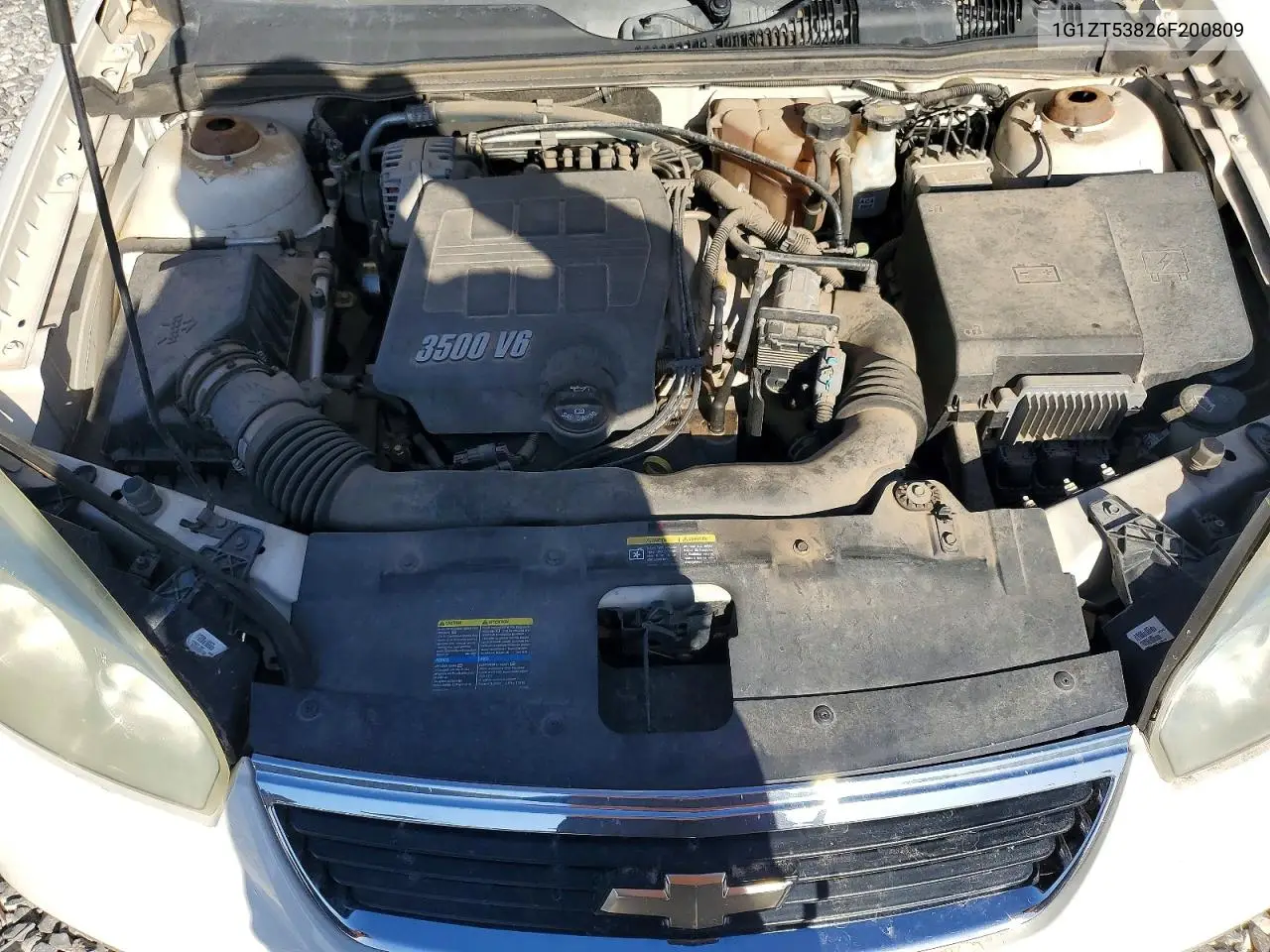 2006 Chevrolet Malibu Lt VIN: 1G1ZT53826F200809 Lot: 54578186