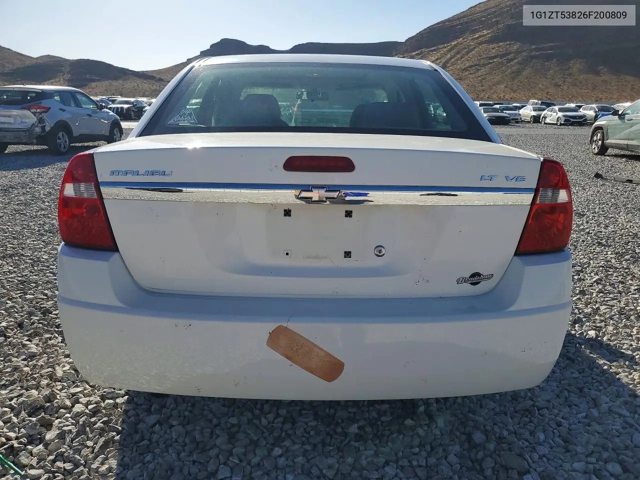 2006 Chevrolet Malibu Lt VIN: 1G1ZT53826F200809 Lot: 54578186