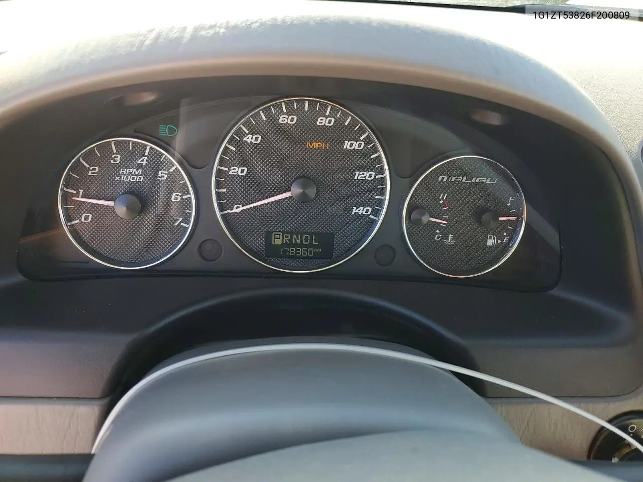 2006 Chevrolet Malibu Lt VIN: 1G1ZT53826F200809 Lot: 54578186