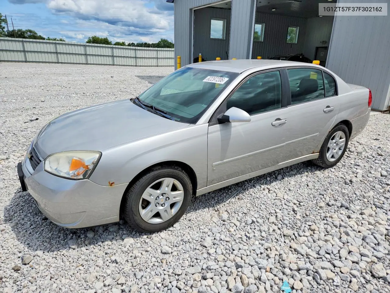 2007 Chevrolet Malibu Lt VIN: 1G1ZT57F37F302162 Lot: 62297206
