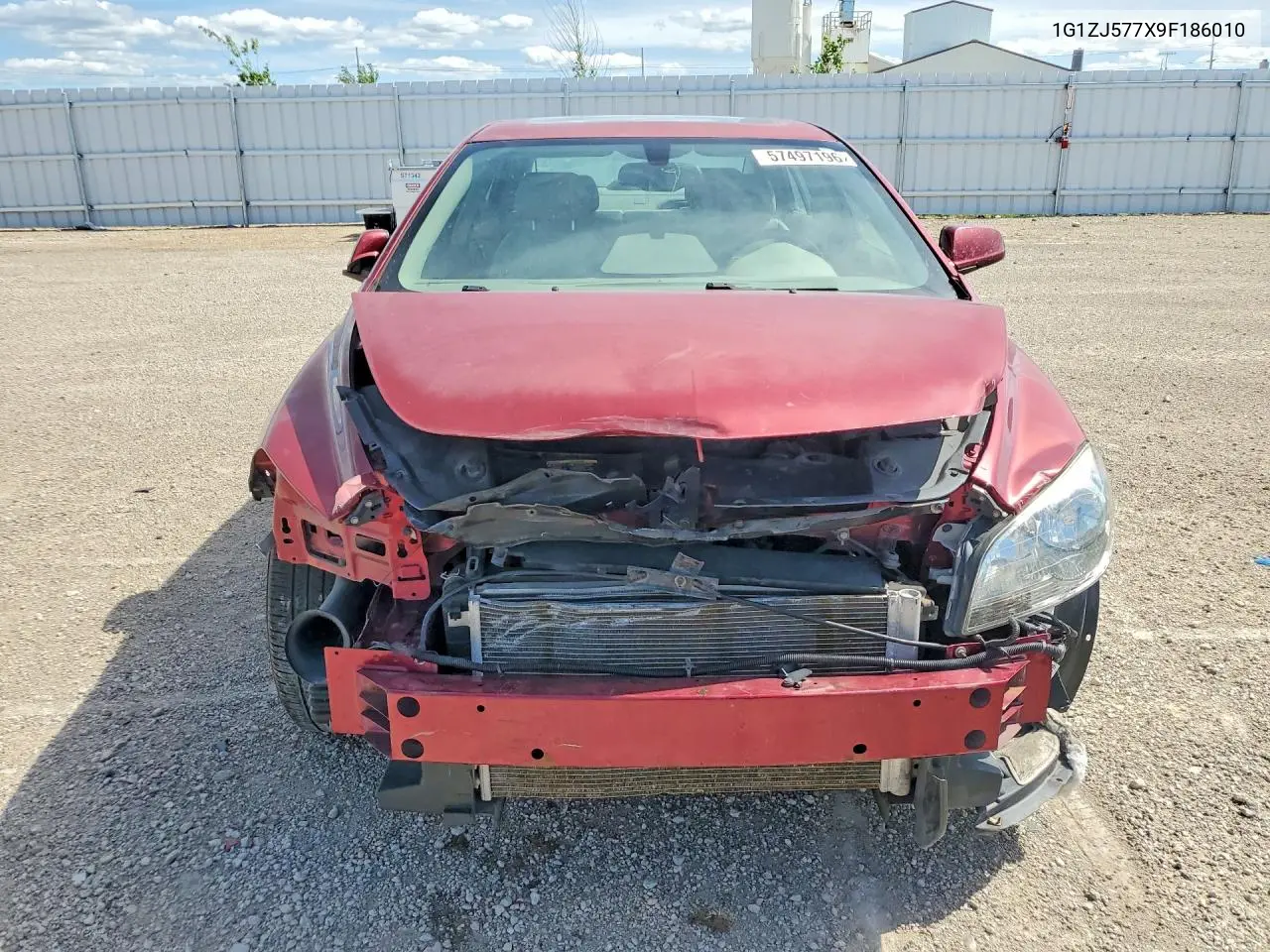 2009 Chevrolet Malibu 2Lt VIN: 1G1ZJ577X9F186010 Lot: 57497196