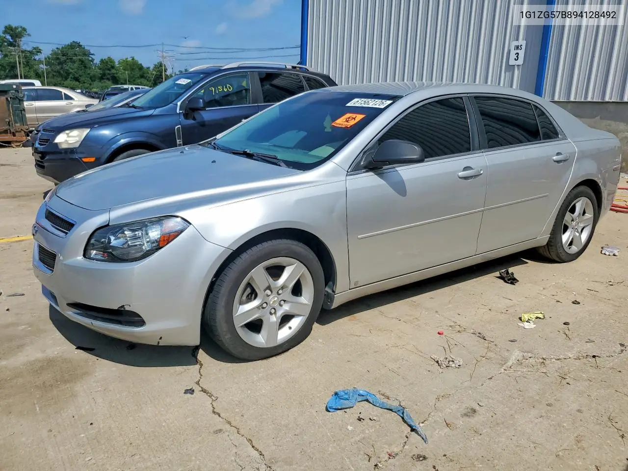 2009 Chevrolet Malibu Ls VIN: 1G1ZG57B894128492 Lot: 61562126