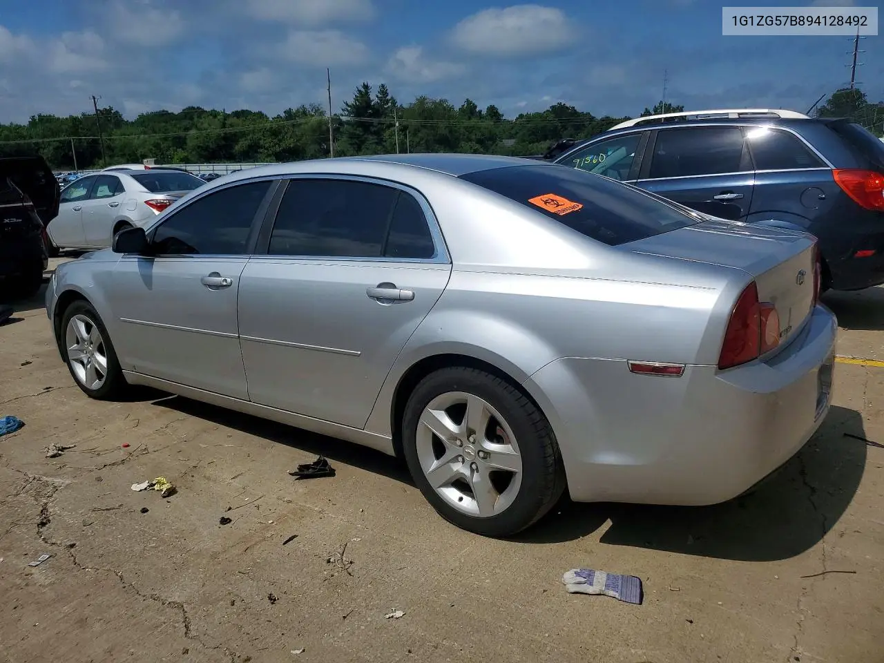 2009 Chevrolet Malibu Ls VIN: 1G1ZG57B894128492 Lot: 61562126