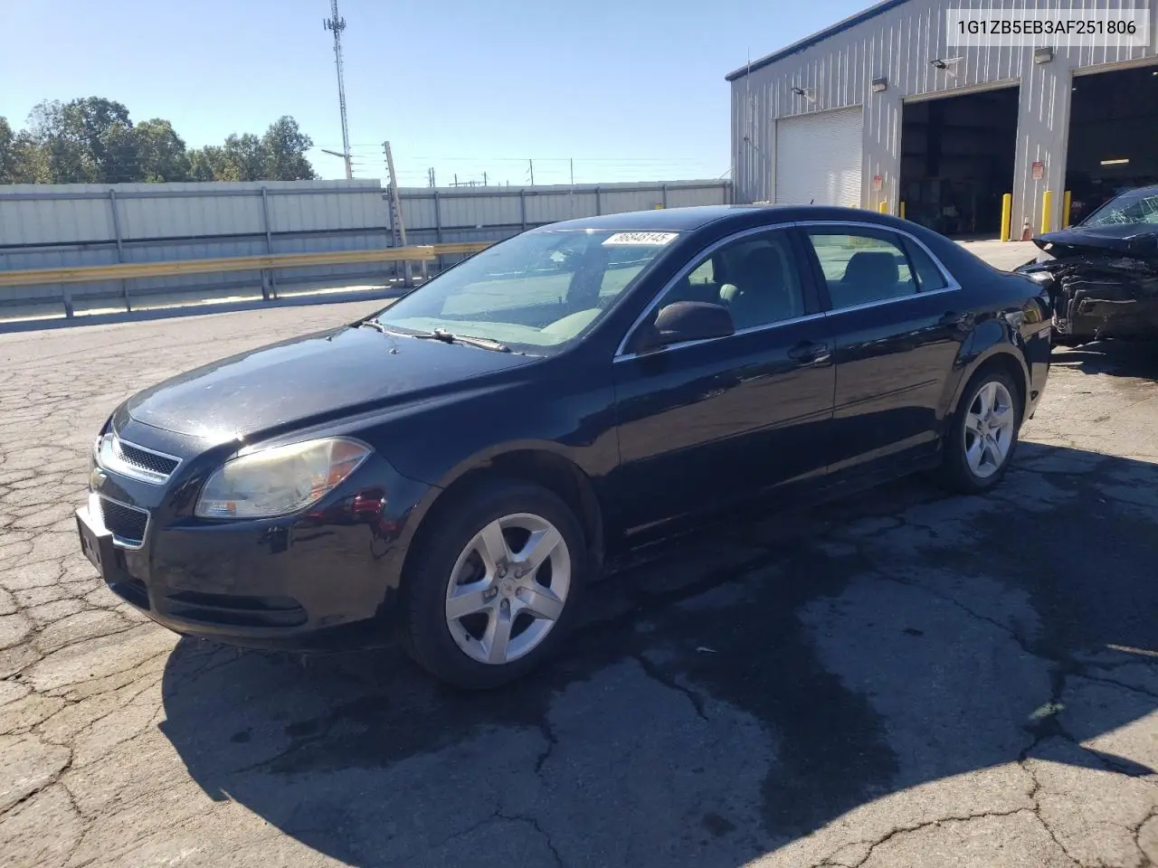 1G1ZB5EB3AF251806 2010 Chevrolet Malibu Ls