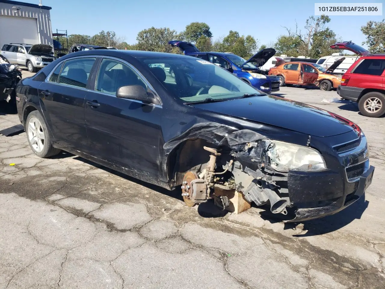 1G1ZB5EB3AF251806 2010 Chevrolet Malibu Ls
