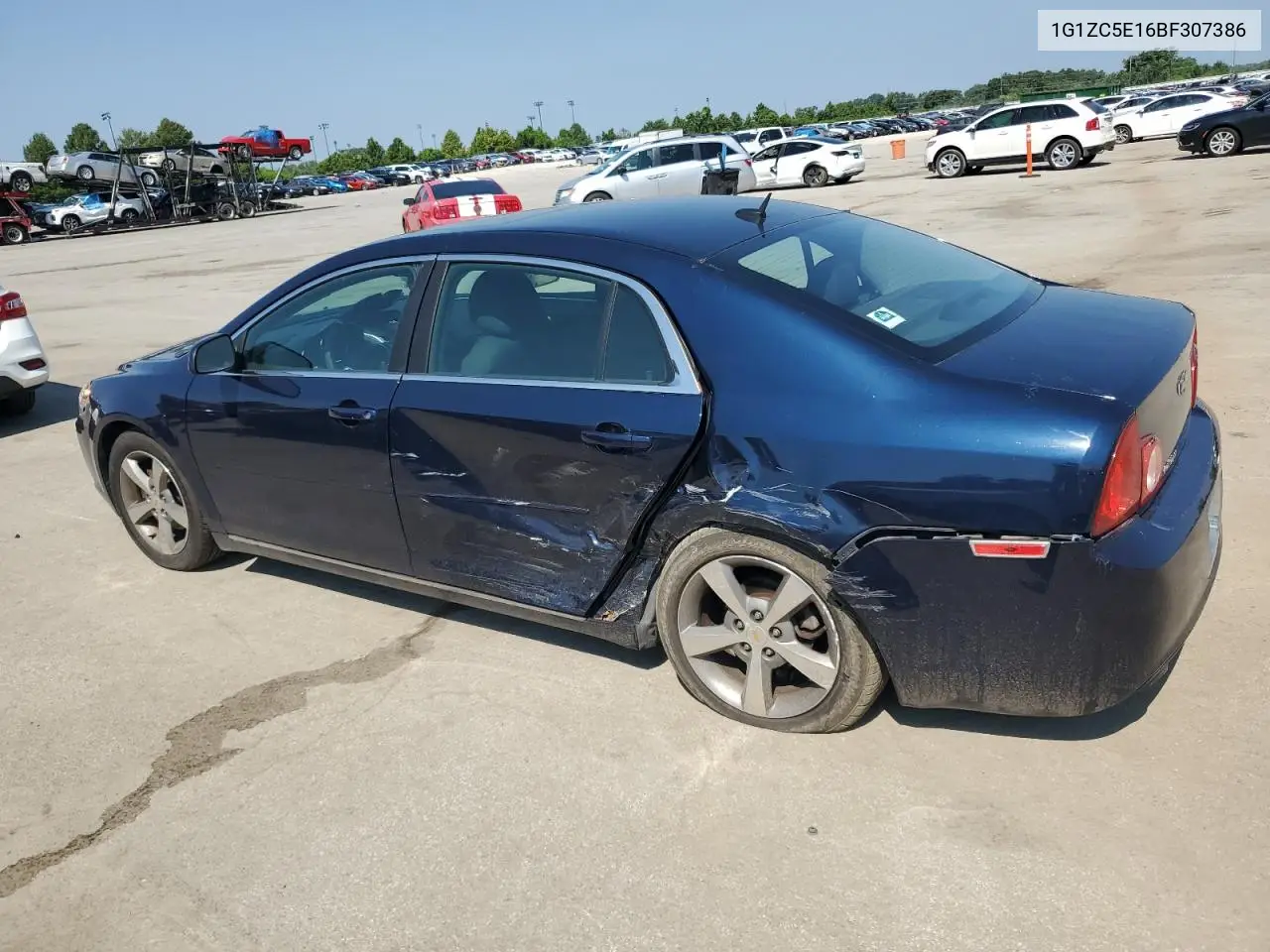 1G1ZC5E16BF307386 2011 Chevrolet Malibu 1Lt