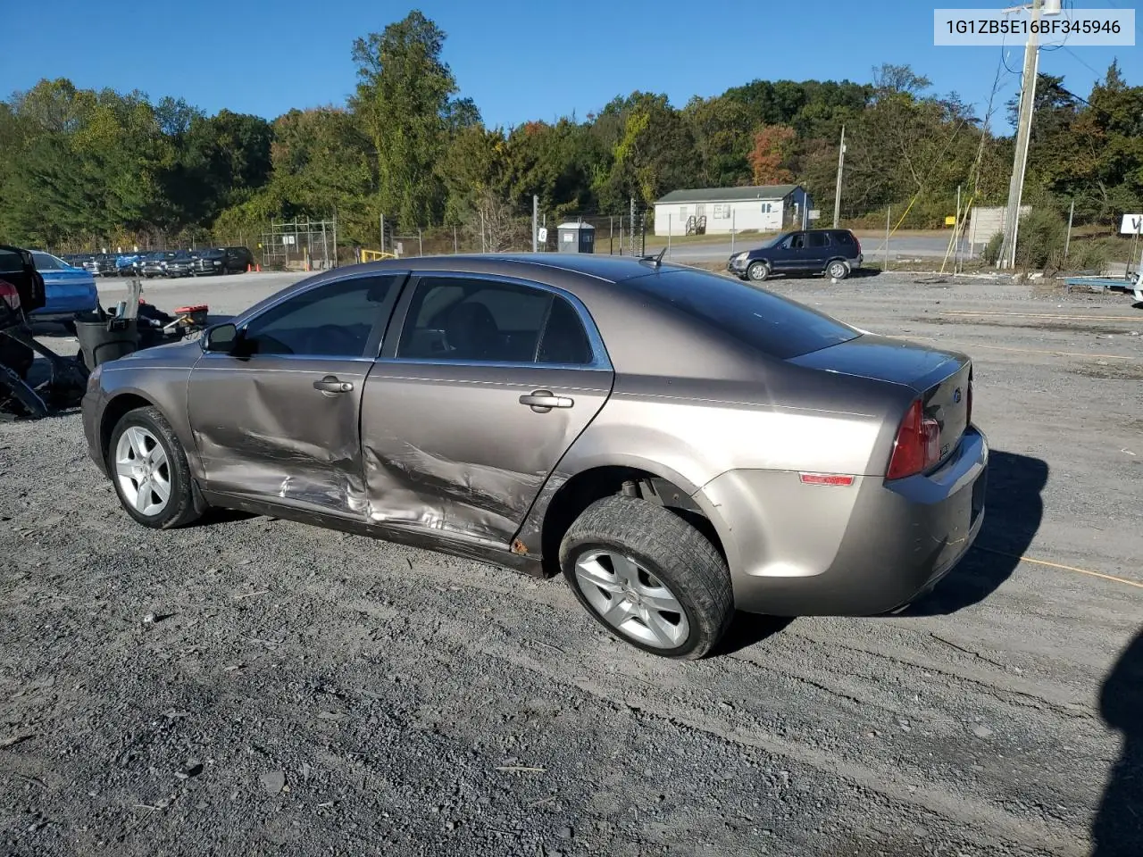 1G1ZB5E16BF345946 2011 Chevrolet Malibu Ls