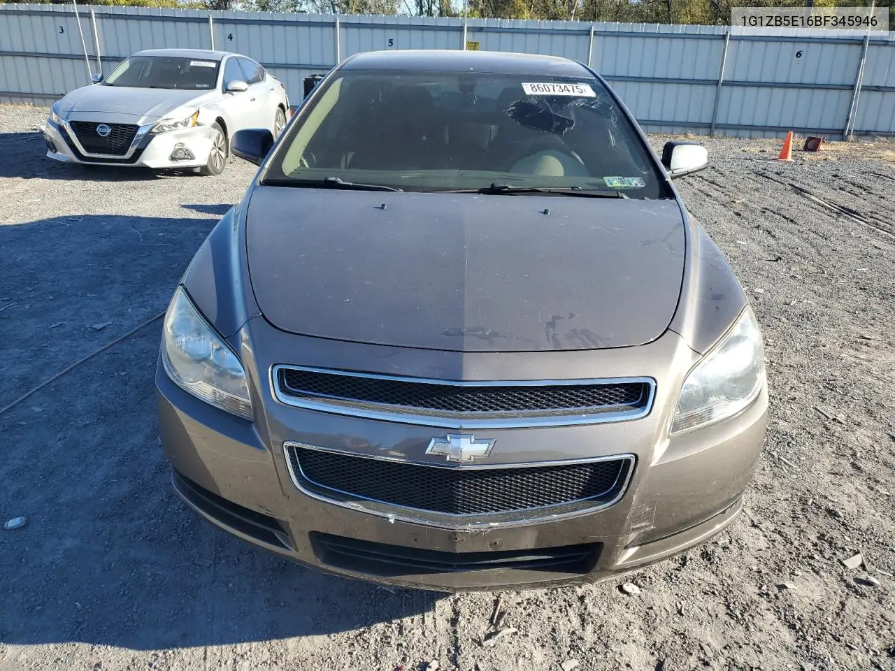 1G1ZB5E16BF345946 2011 Chevrolet Malibu Ls