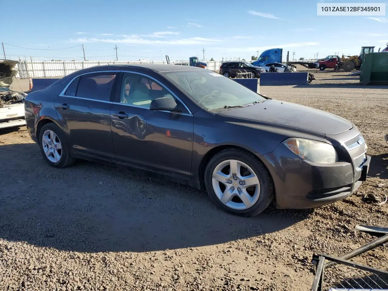1G1ZA5E12BF345901 2011 Chevrolet Malibu Ls