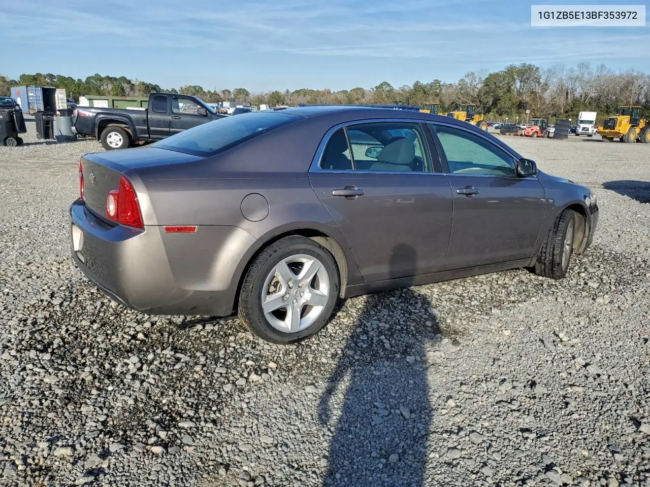 1G1ZB5E13BF353972 2011 Chevrolet Malibu Ls