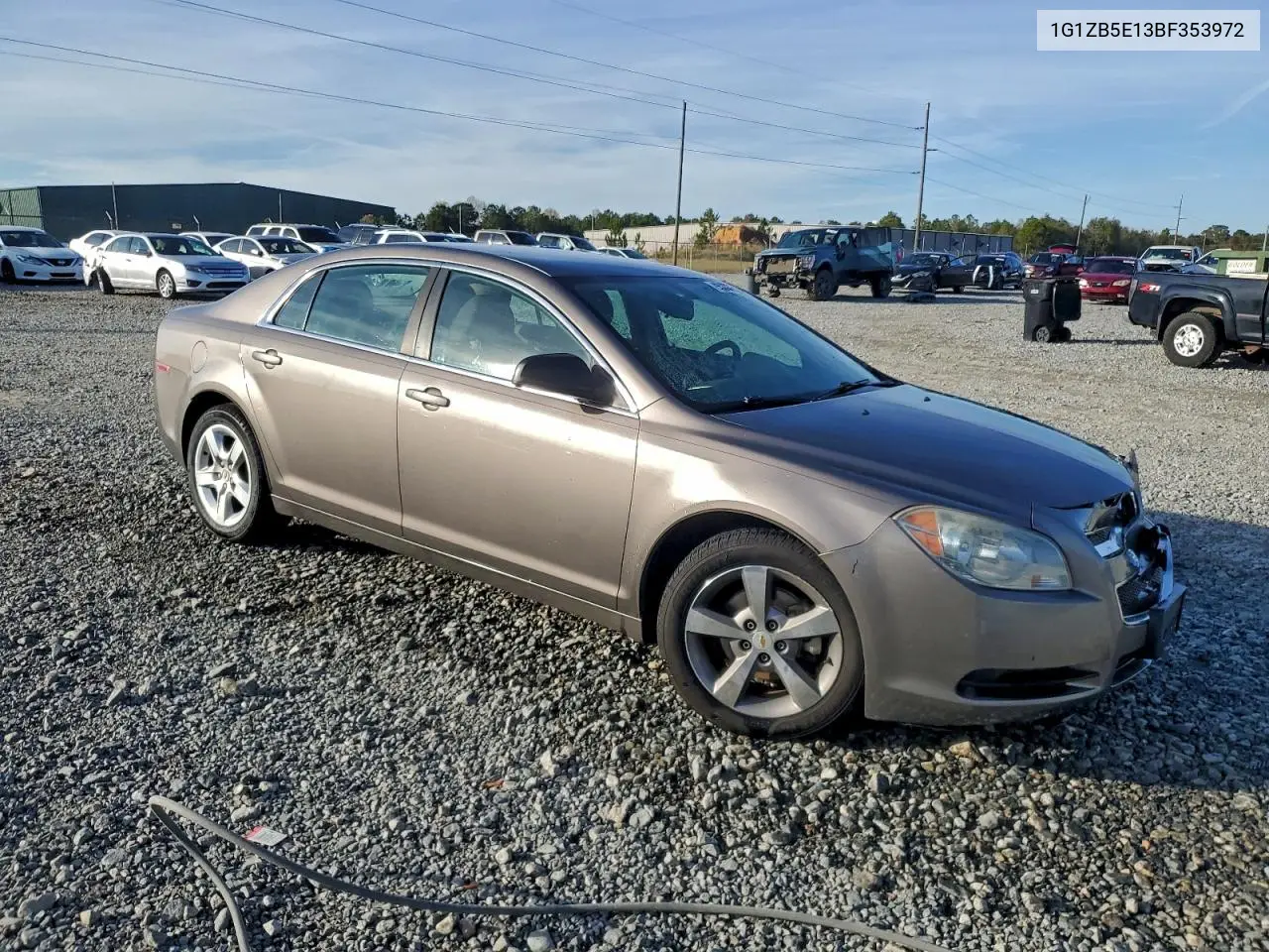 1G1ZB5E13BF353972 2011 Chevrolet Malibu Ls